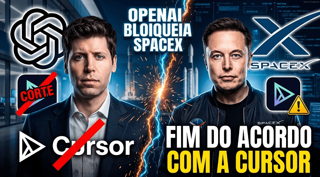 OpenAI Corta Fornecimento de Modelos de IA para a Cursor após Compra pela SpaceX
